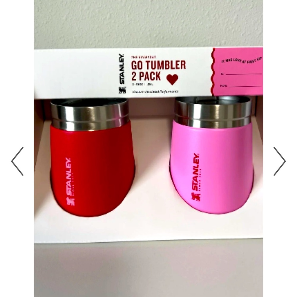 2 pack new Stanley valentines cups